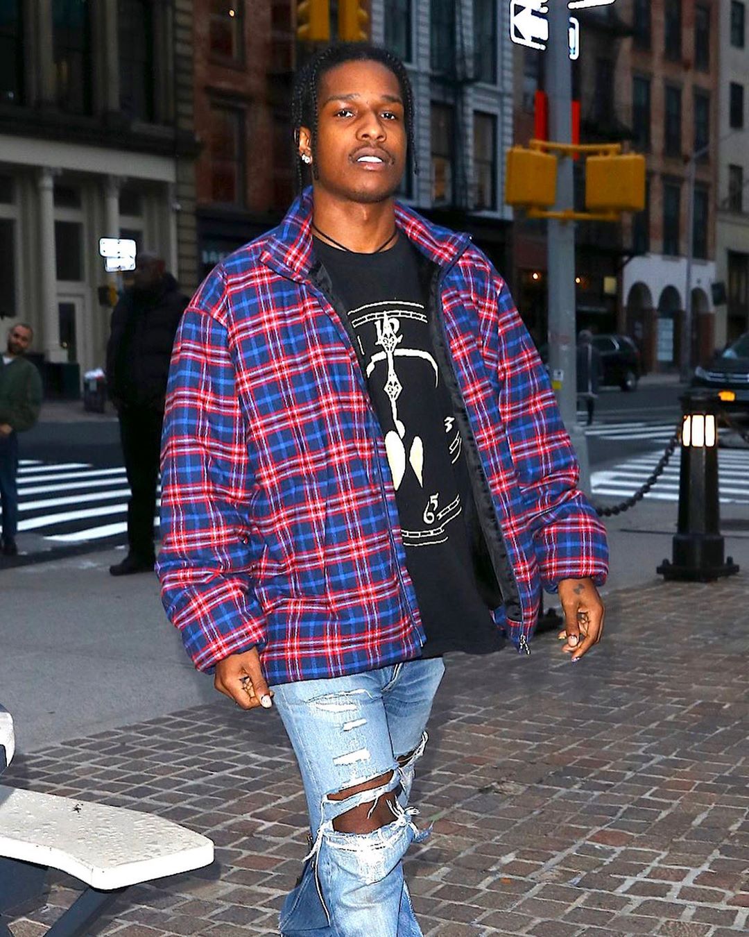 ASAP Rocky Hits NYC in Balenciaga \u0026 