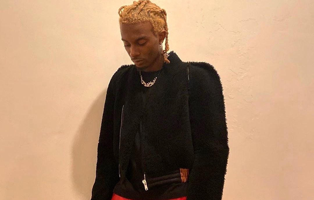 SPOTTED: Playboi Carti in Rick Owens Jacket & Red Leather Pants