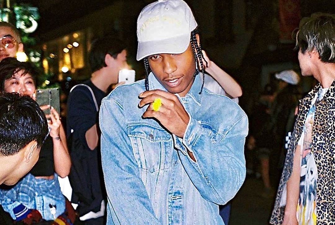 SPOTTED: A$AP Rocky Rocks Needles Pants & Gucci Bag In Tokyo