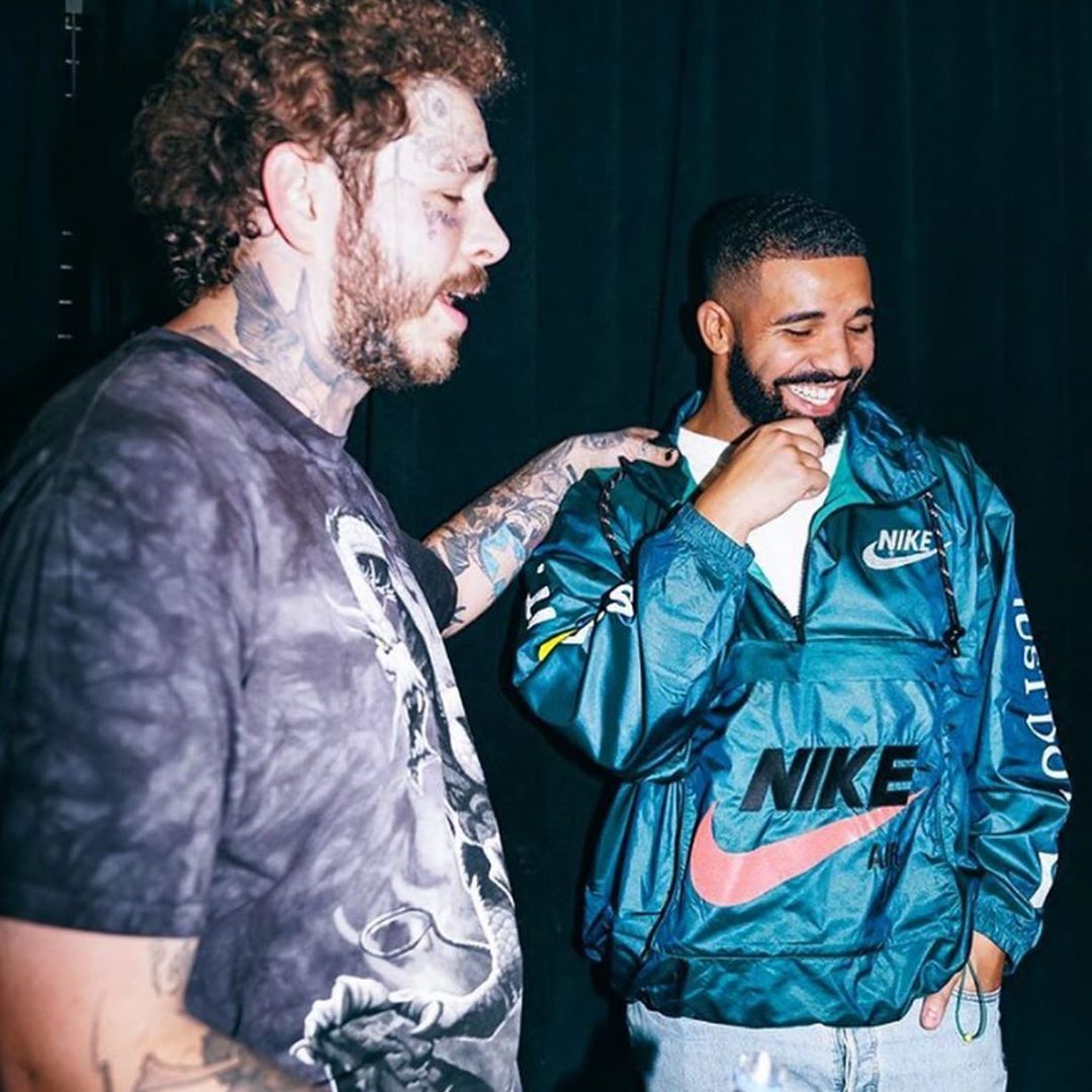 SPOTTED: Drake Hangs Out With Post Malone In Cactus Flea Market