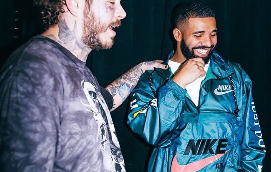 SPOTTED: Drake Hangs Out With Post Malone In Cactus Flea Market