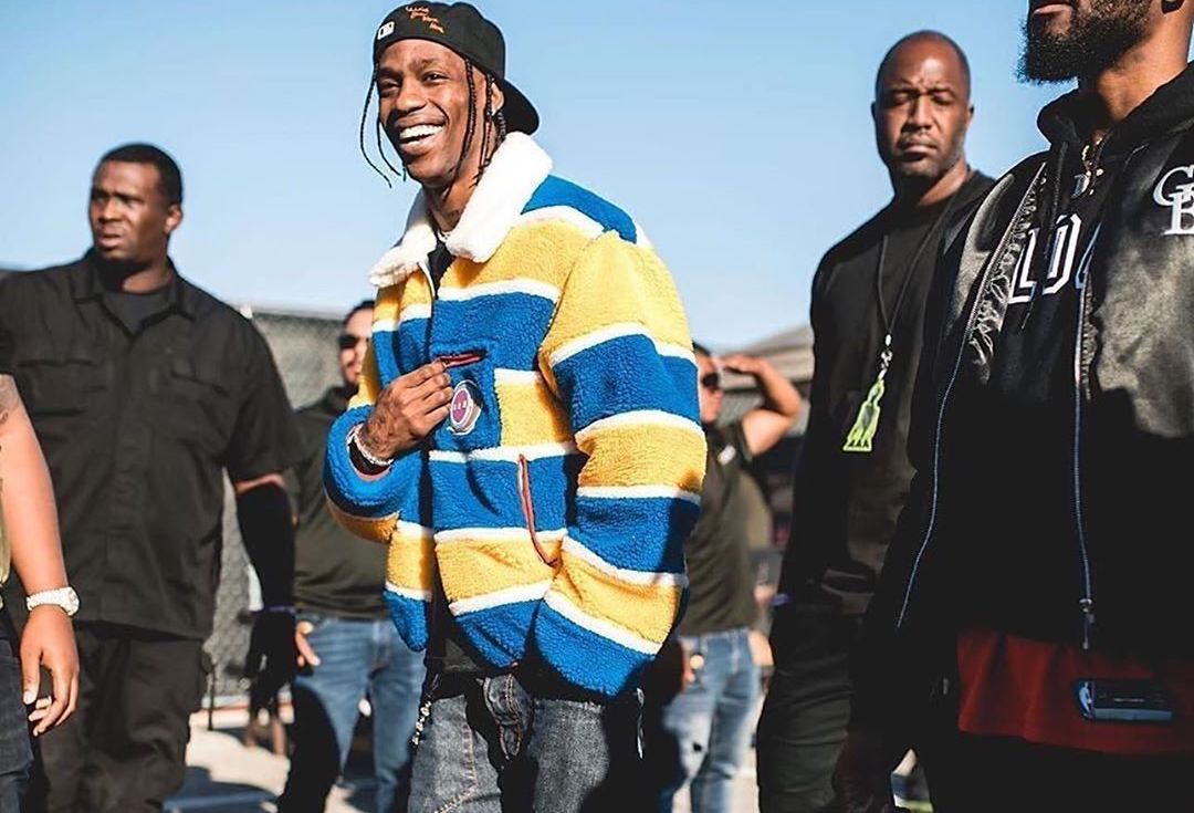 SPOTTED: Travis Scott Takes In The Sights At ASTROWORLD