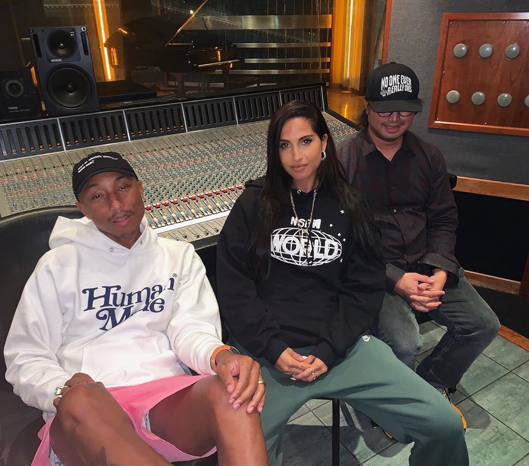 SPOTTED: Pharrell Williams in the Studio wearing Human Made