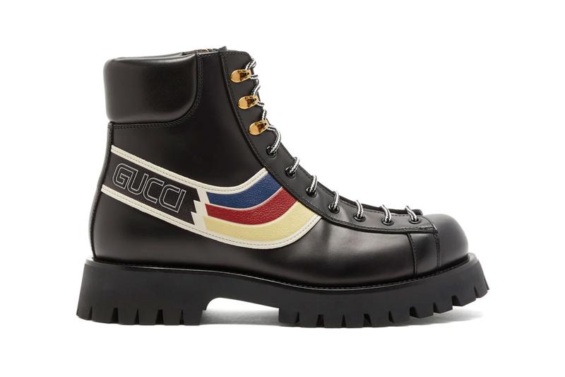 Gucci steel shop toe boots