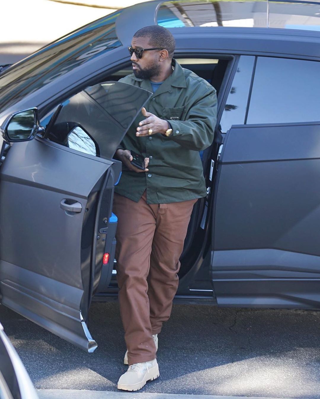 SPOTTED: Kanye West Keeps things Tonal in Prada & Yeezy – PAUSE Online |  Men's Fashion, Street Style, Fashion News & Streetwear