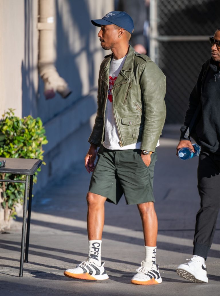 SPOTTED: Pharrell Williams Strolls Through L.A. in Human Made & CPFM ...