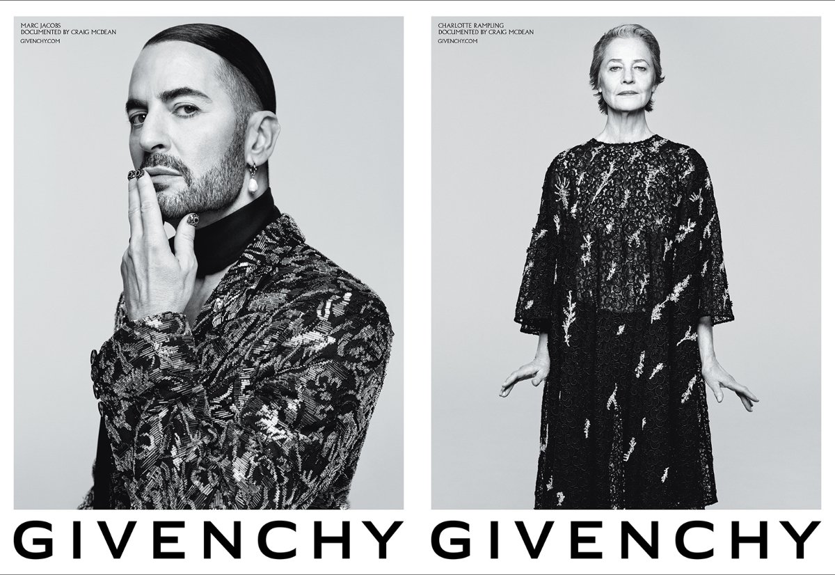 Marc Jacobs & Charlotte Rampling Front Givenchy’s SS20 Campaign