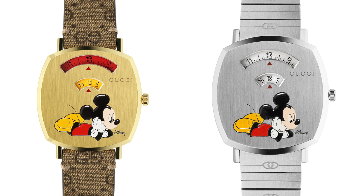 Gucci Unveils two new Grip Watches featuring Disney’s Mickey Mouse