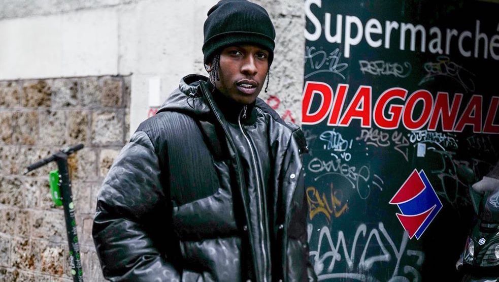 SPOTTED: A$AP Rocky Wears Marine Serre While in Paris