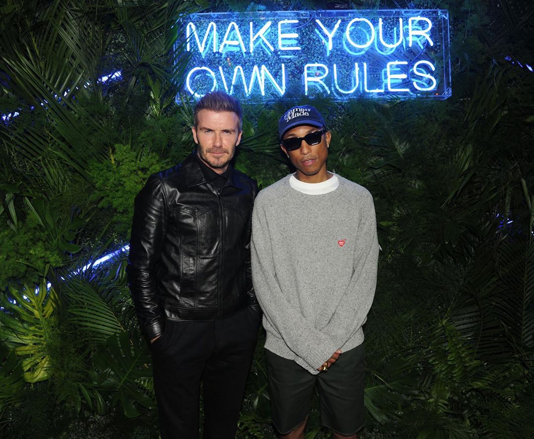 David Beckham Shared an Inspiring 2-Word Response to Pharrell Williams, Who  Ushers a New Era at Louis Vuitton - EssentiallySports