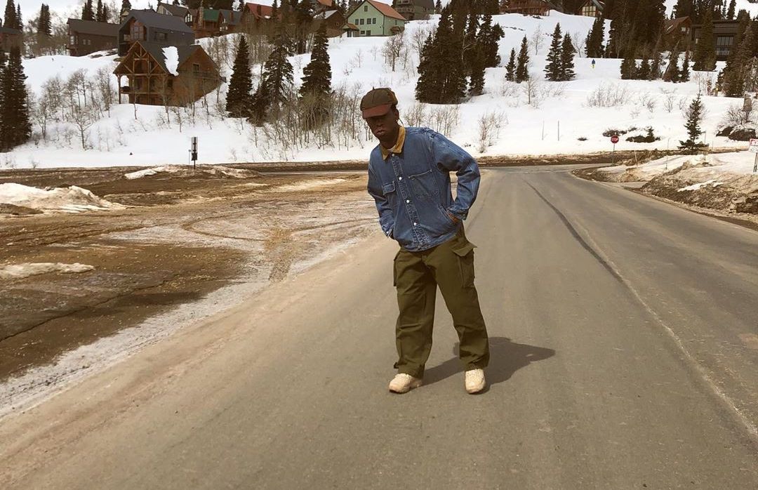 SPOTTED: Tyler, The Creator Takes To The Mountains in Gianno OX Sneaker