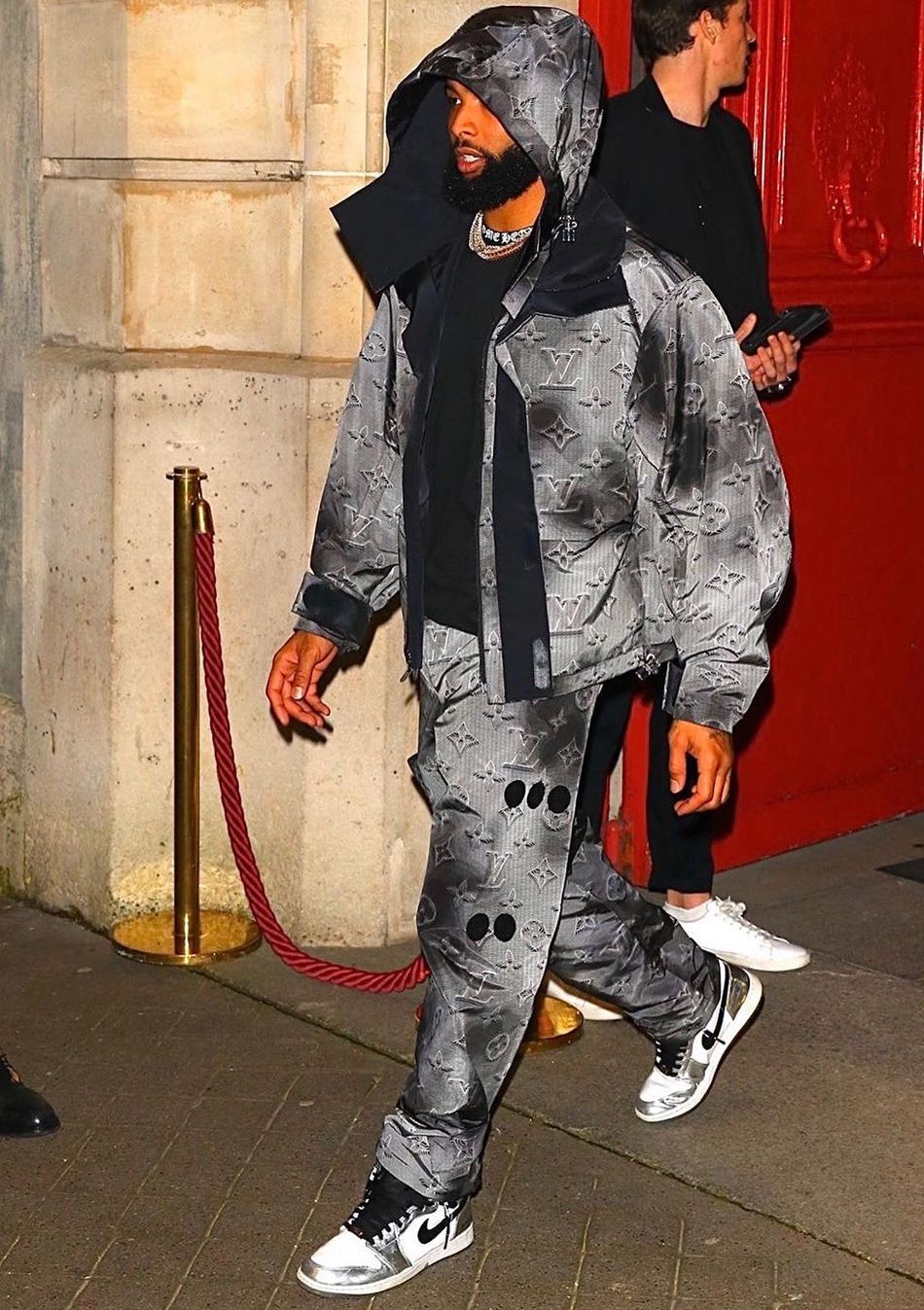 Of Course Odell Beckham Jr. Has a Supreme x Louis Vuitton Walking