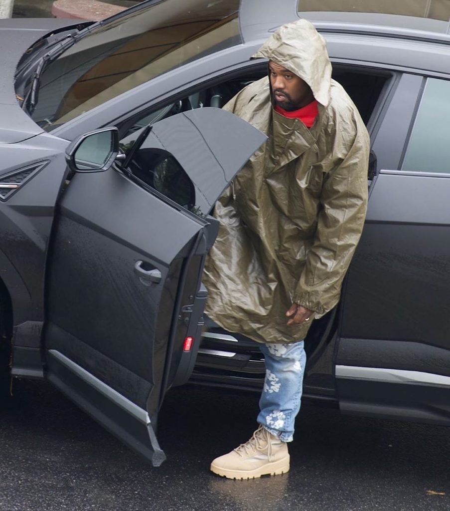 SPOTTED: Kanye West in Denim Tears x Levis & YEEZY Boots – PAUSE Online ...