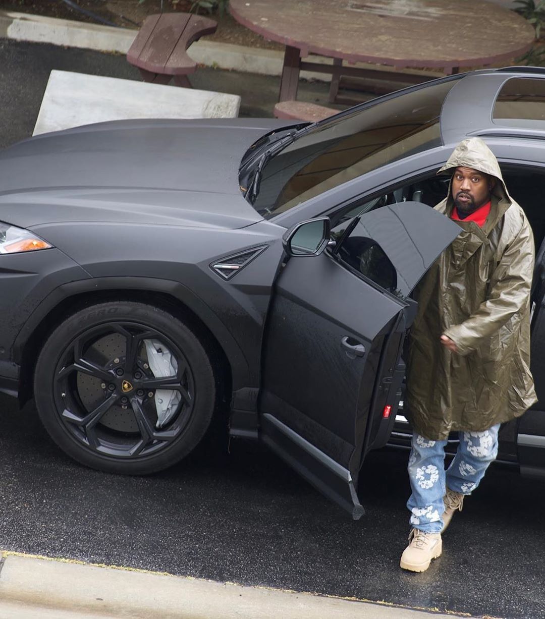 SPOTTED: Kanye West in Denim Tears x Levis & YEEZY Boots – PAUSE Online ...