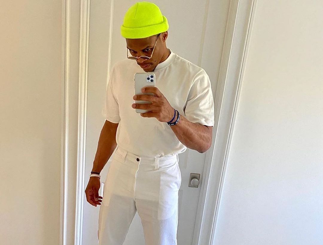 SPOTTED: Russell Westbrook Shares Quarantine Snap in Air Jordan