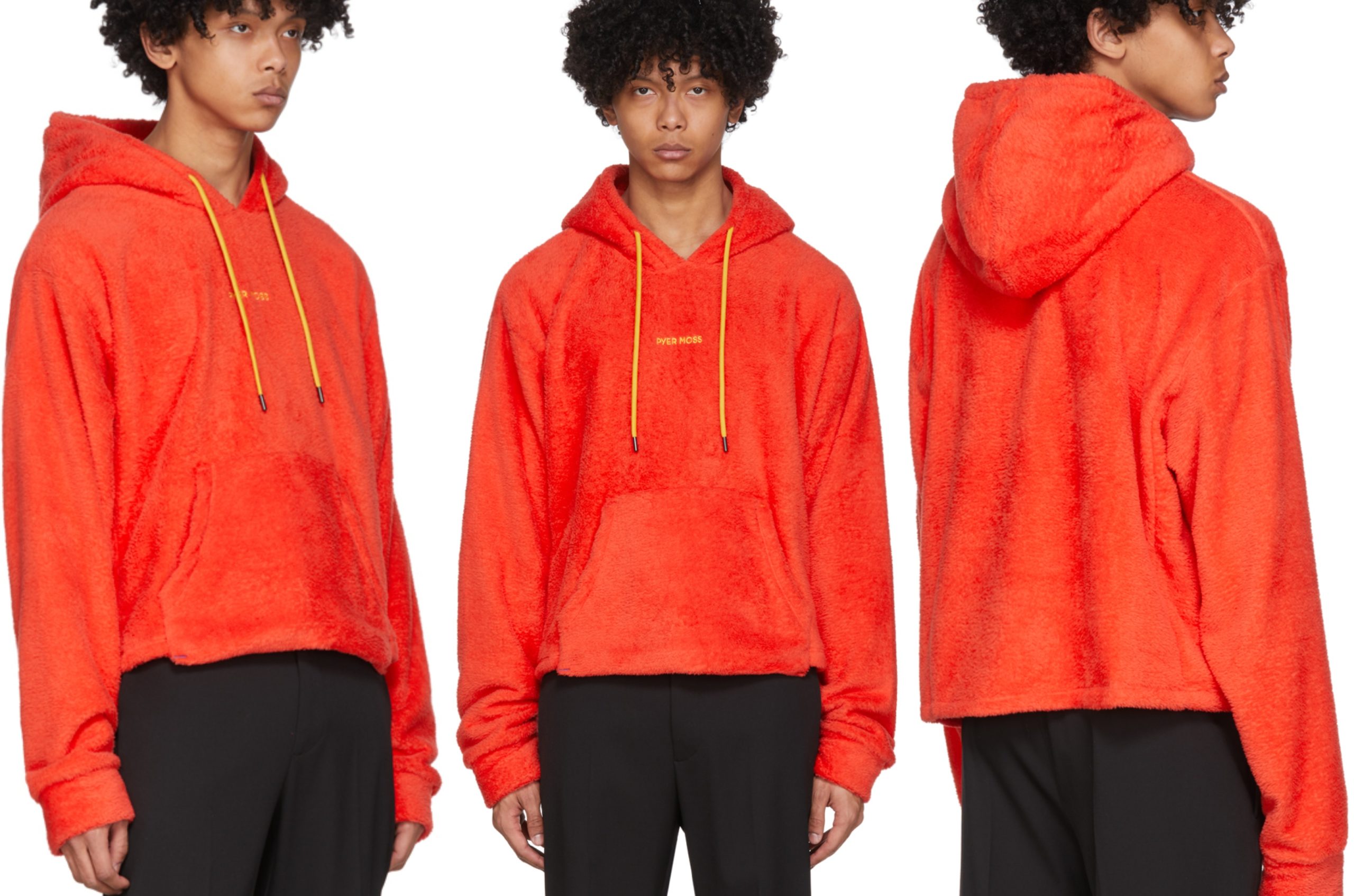 PAUSE or Skip: Pyer Moss Red Sherpa Cropped Hoodie