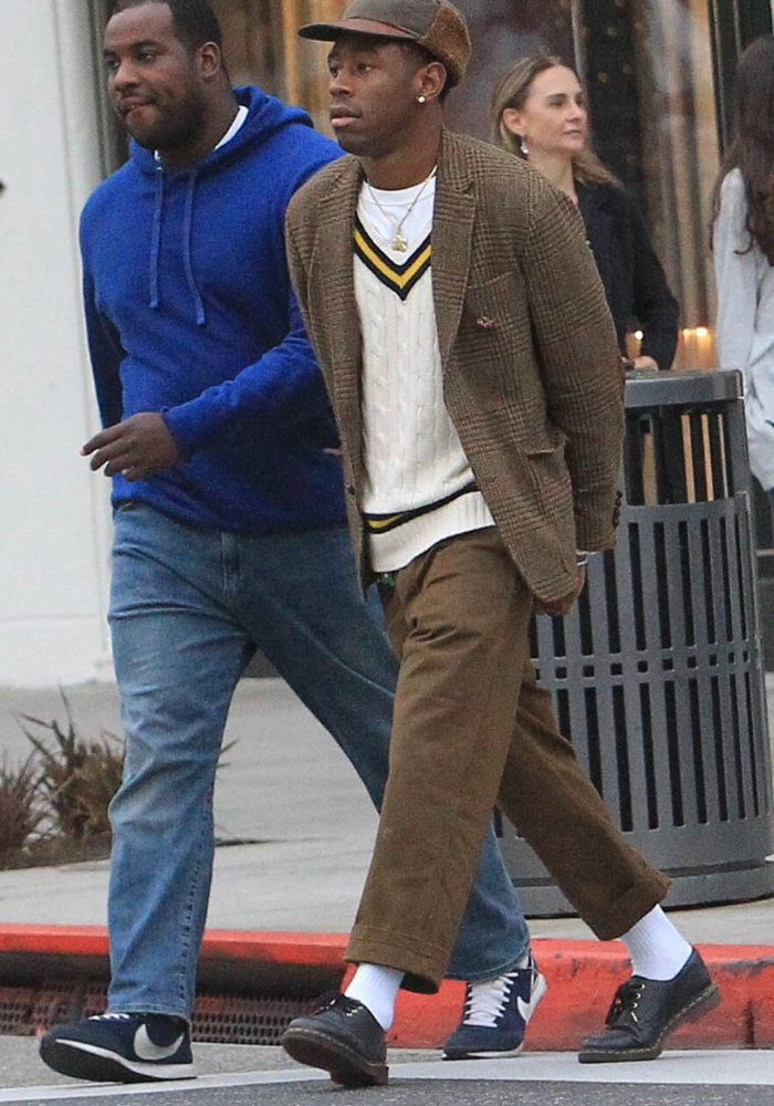 tyler the creator wearing jordans