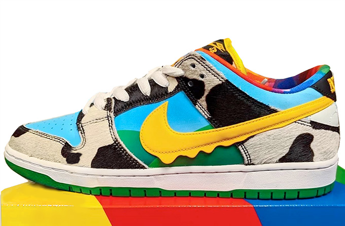 A closer look at the Ben and Jerrys X  Nike SB Dunks