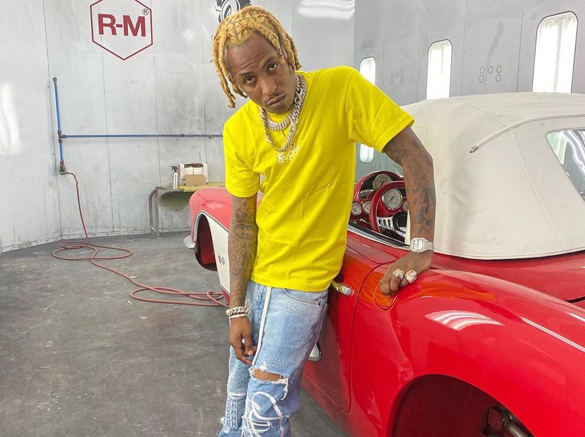 SPOTTED: Rich the Kid in Supreme and Nike x Ben & Jerrys Trainers
