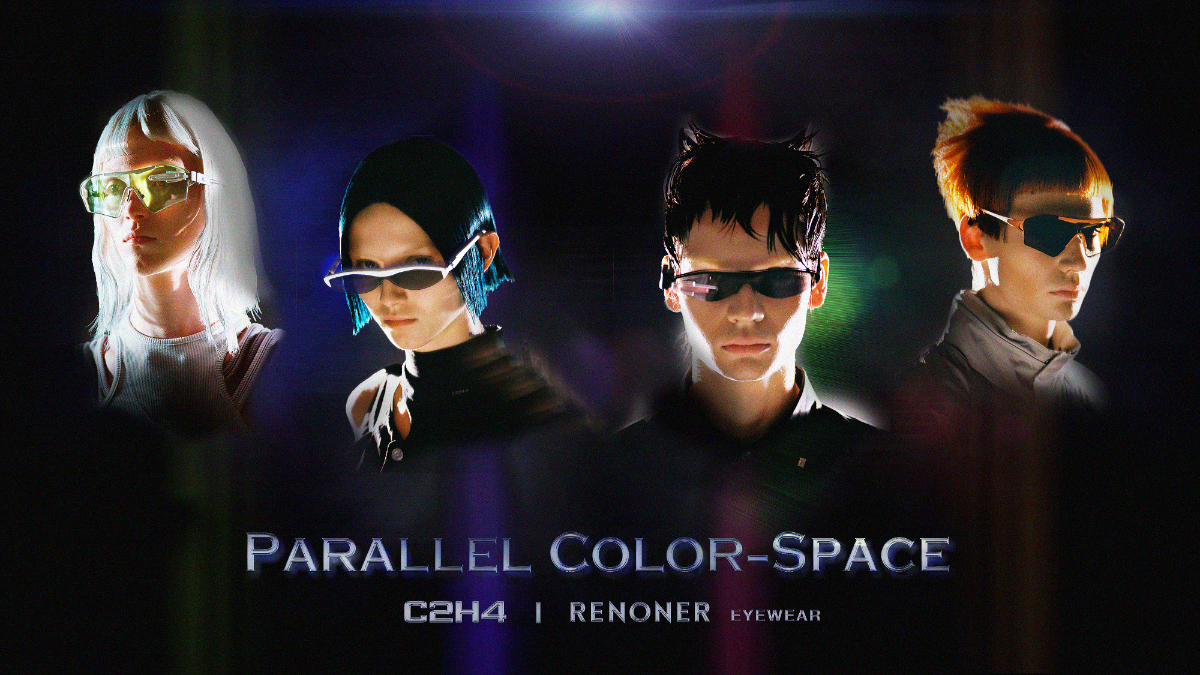 C2H4 tap RENONER for Futuristic Sunglasses