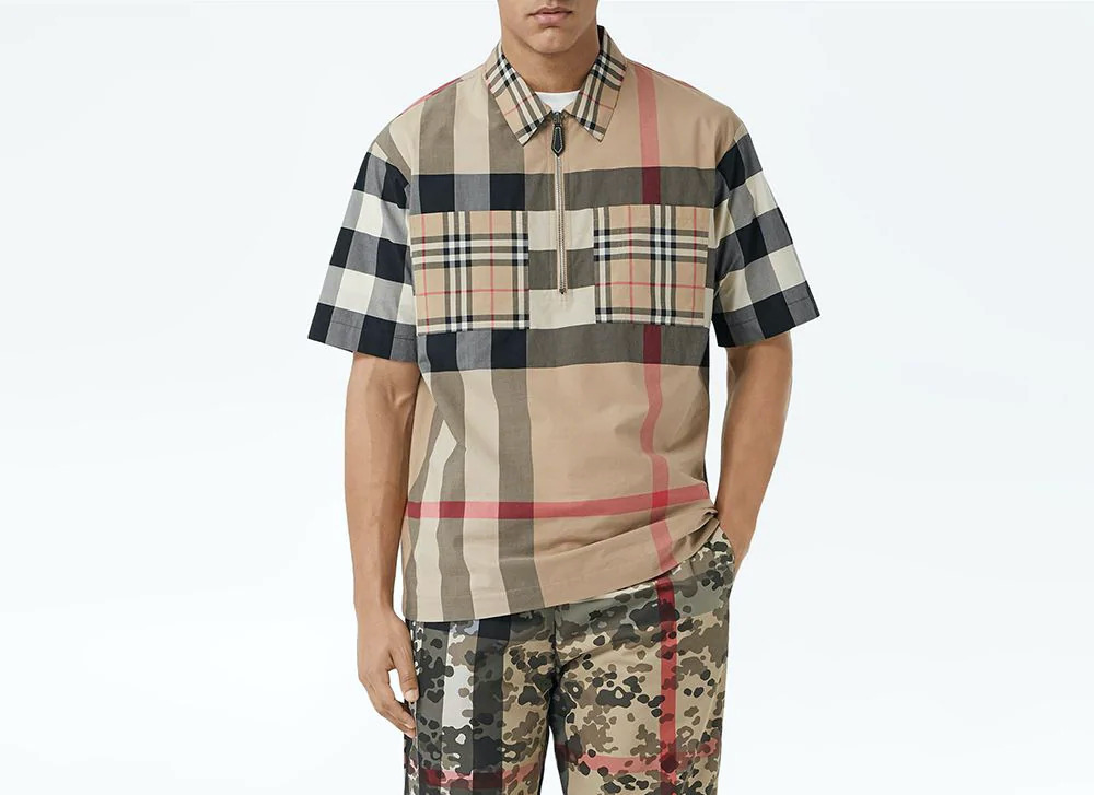 PAUSE or Skip: Burberry Panelled Check Shirt