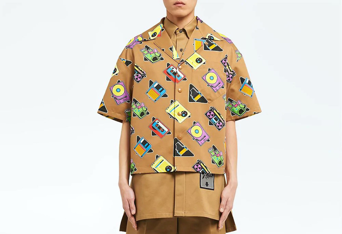 PAUSE or Skip: Prada Maxi Digital Print Oversized Shirt