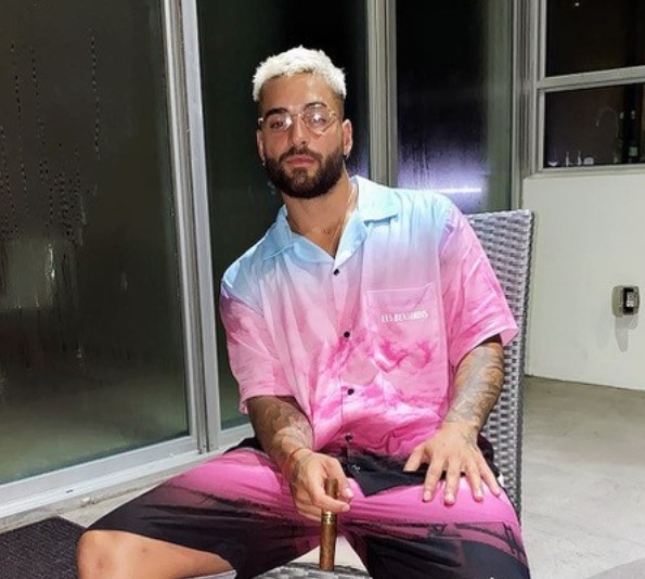 SPOTTED: Maluma in Les Benjamins two-piece