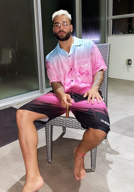 SPOTTED: Maluma in Les Benjamins two-piece – PAUSE Online