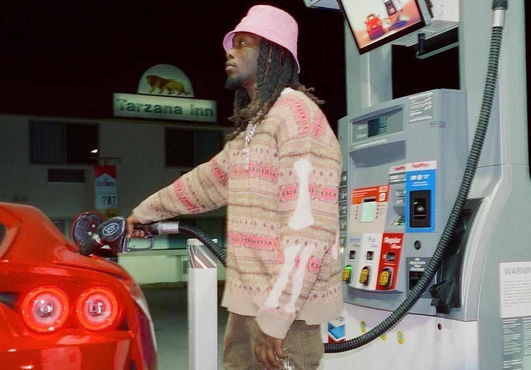 SPOTTED: Offset opts for Tonal Pink in Chrome Hearts & Off-White