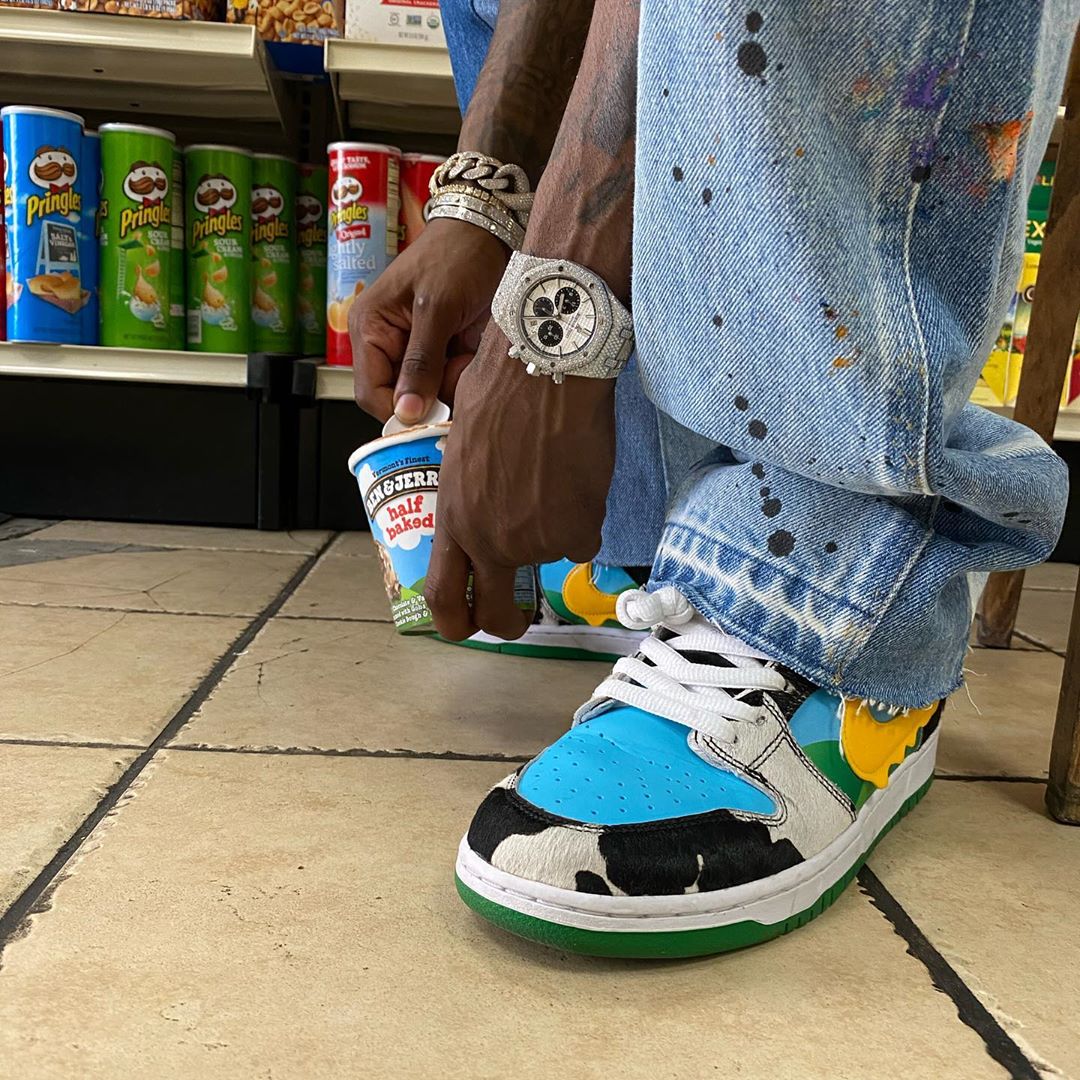 Rich The Kid in Nike SB Chunky Dunky 