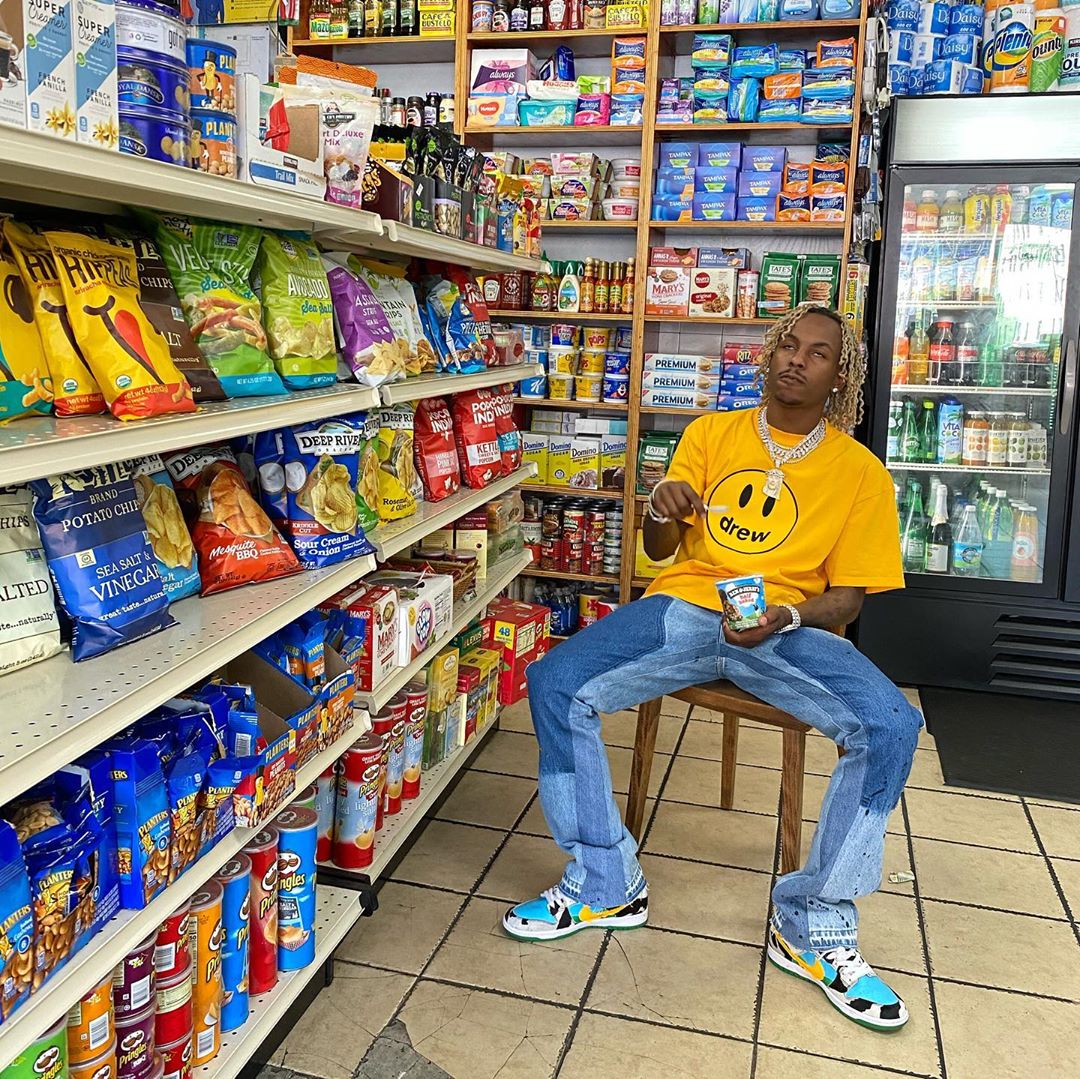 Rich The Kid in Nike SB Chunky Dunky 