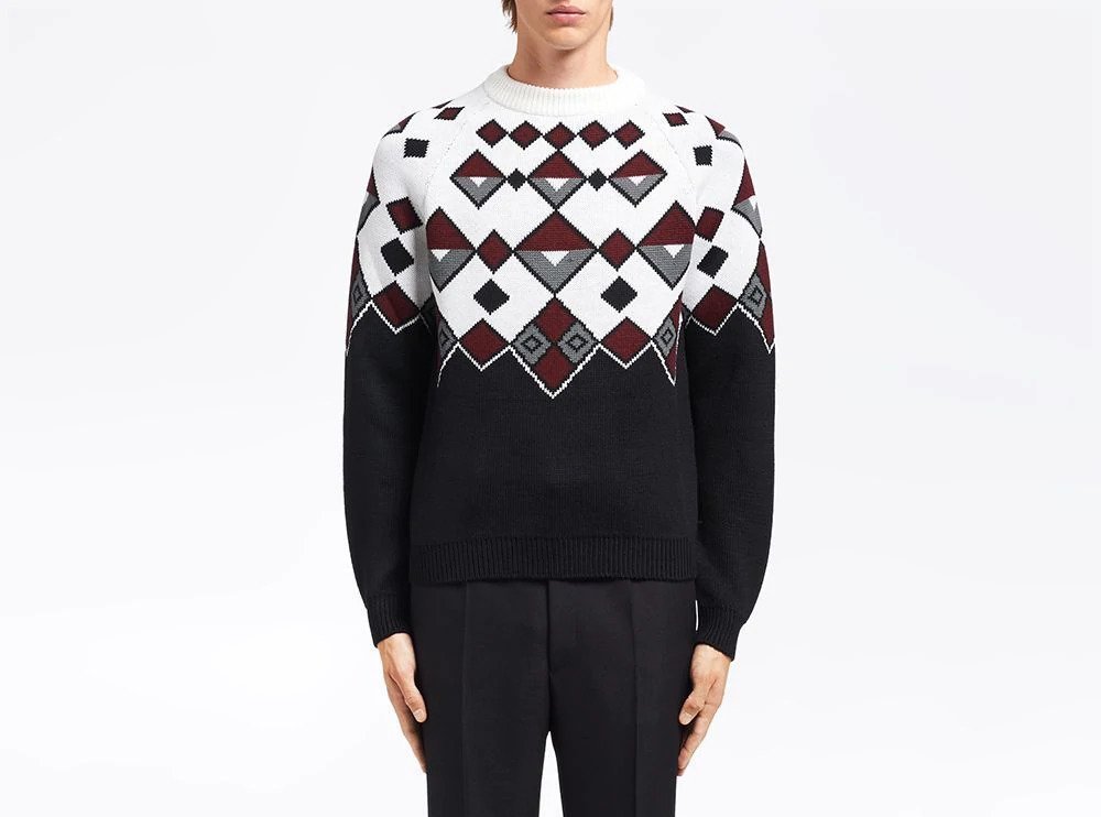 PAUSE or Skip: Prada Argyle Wool Jumper