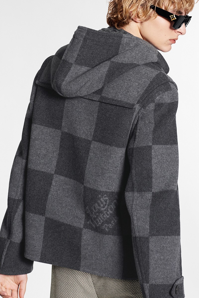 Louis Vuitton Men's S LV x Nigo Jacquared Damier Fleece