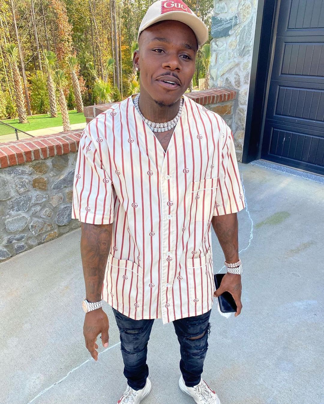 SPOTTED: DaBaby Steps Out Gucci PAUSE Online Men's Street Style, Fashion News & Streetwear
