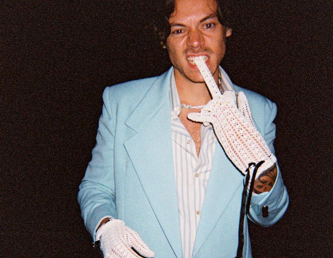 SPOTTED: Harry Styles Celebrates ‘Golden’ in All-Gucci-Everything