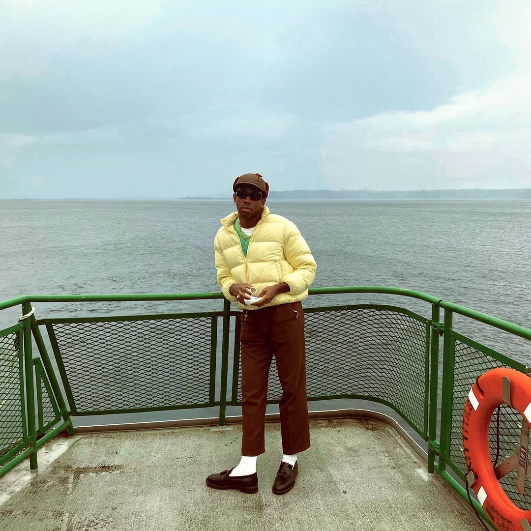 See Tyler, the Creator Wearing Bright Yellow Loafers