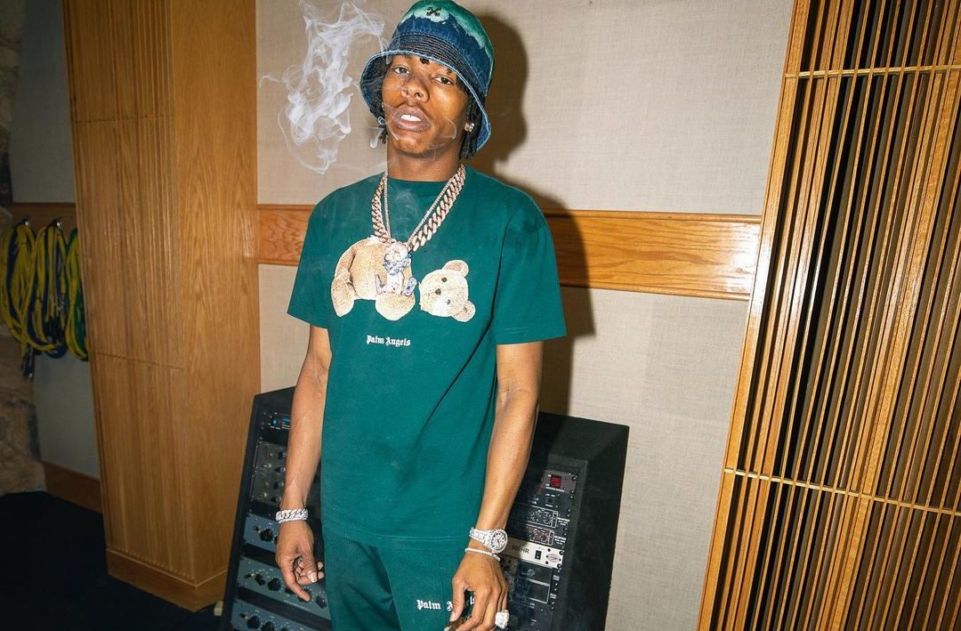 SPOTTED Lil Baby Dons All Green Palm Angels Off White Dior