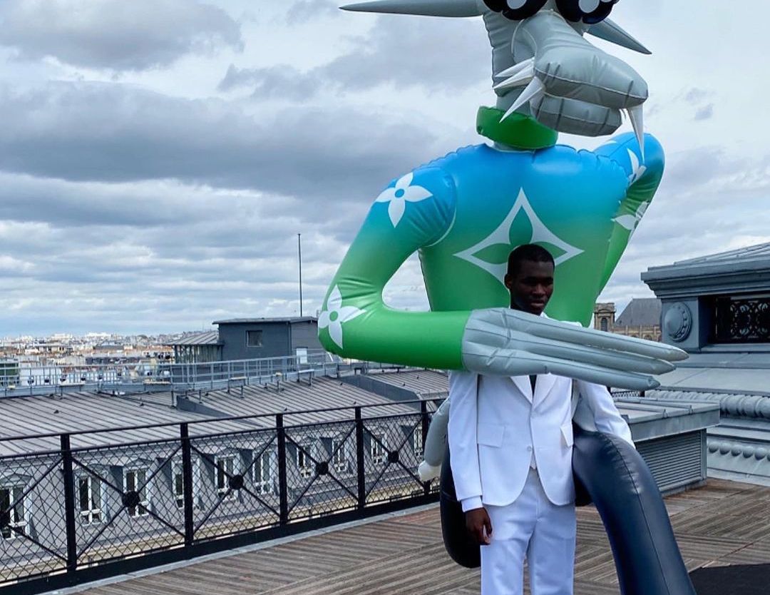 Virgil Abloh Shares Louis Vuitton Suiting Shots with Ismael Savane