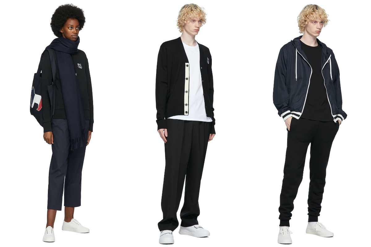 SSENSE & Maison Kitsuné Release Unisex Capsule Collection
