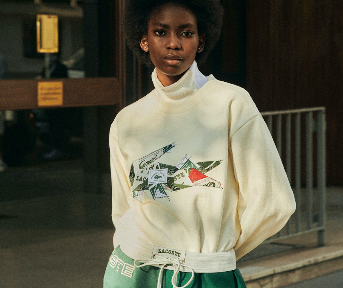 PAUSE or Skip: Lacoste x Maison Lemarié Limited-Edition Sweatshirt