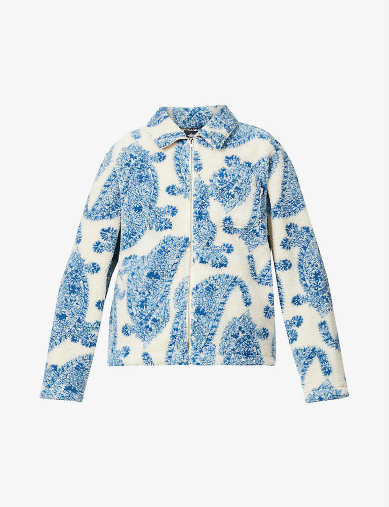 PAUSE or Skip: STÜSSY Paisley-Pattern Fleece Jacket – PAUSE Online ...