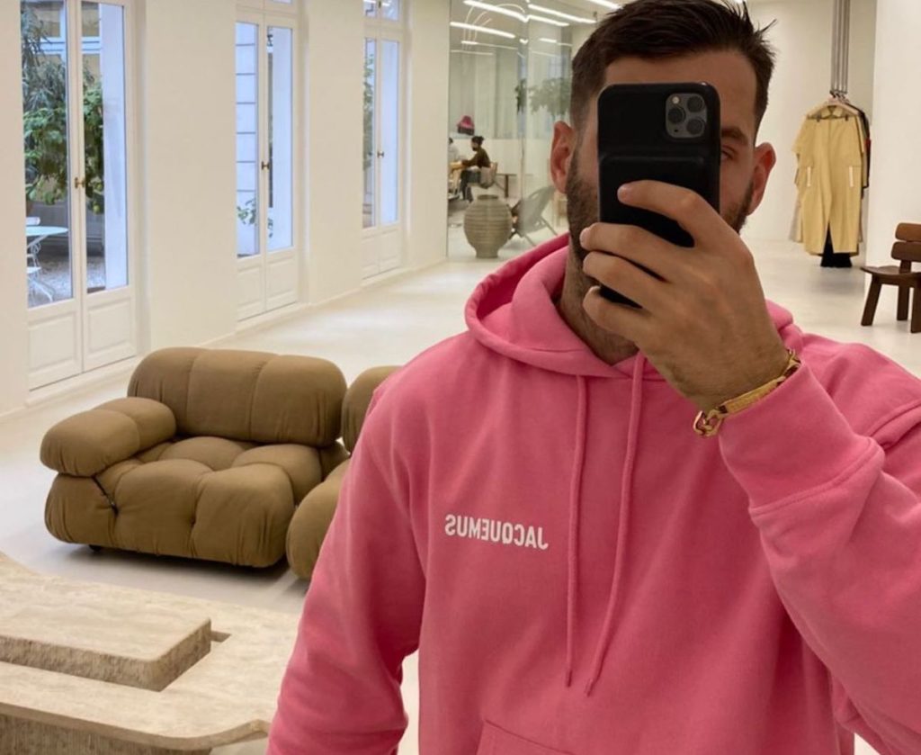 jacquemus sweatshirt pink