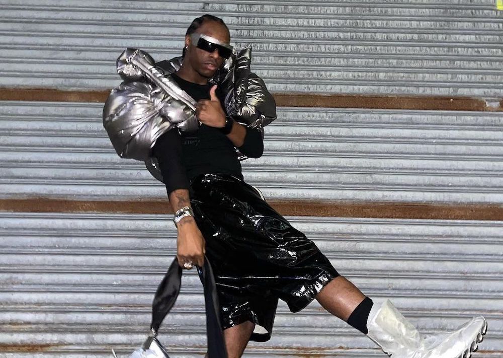 SPOTTED: Bloody Osiris Pops in PVC, Moncler Puffer & Tiffany