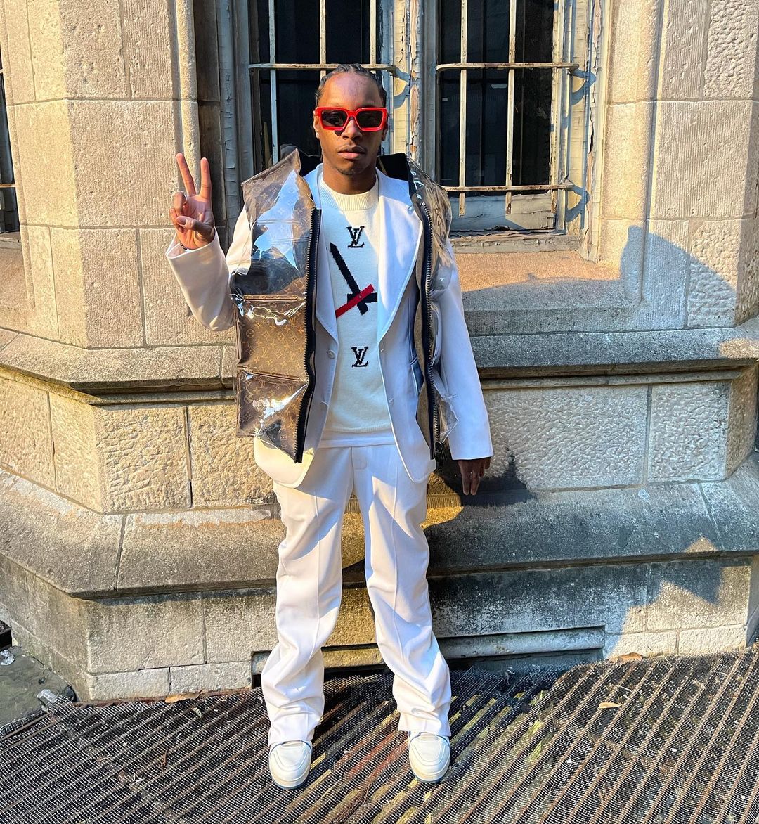 SPOTTED: Bloody Osiris Looks Heaven Sent Wearing Triple White Louis Vuitton  Look – PAUSE Online