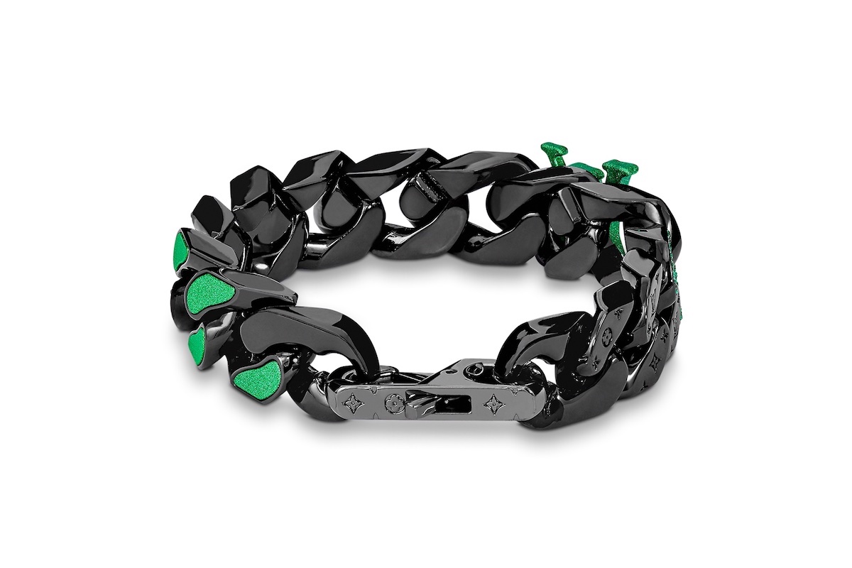 Louis Vuitton Mens Bracelets, Green, 19 (Stock Confirmation Required)