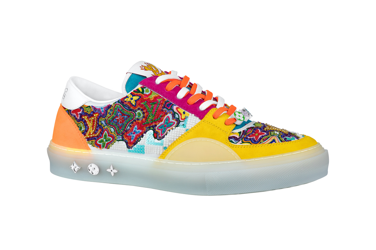 Louis Vuitton Men's LV Ollie & Friends Sneakers Printed Canvas and