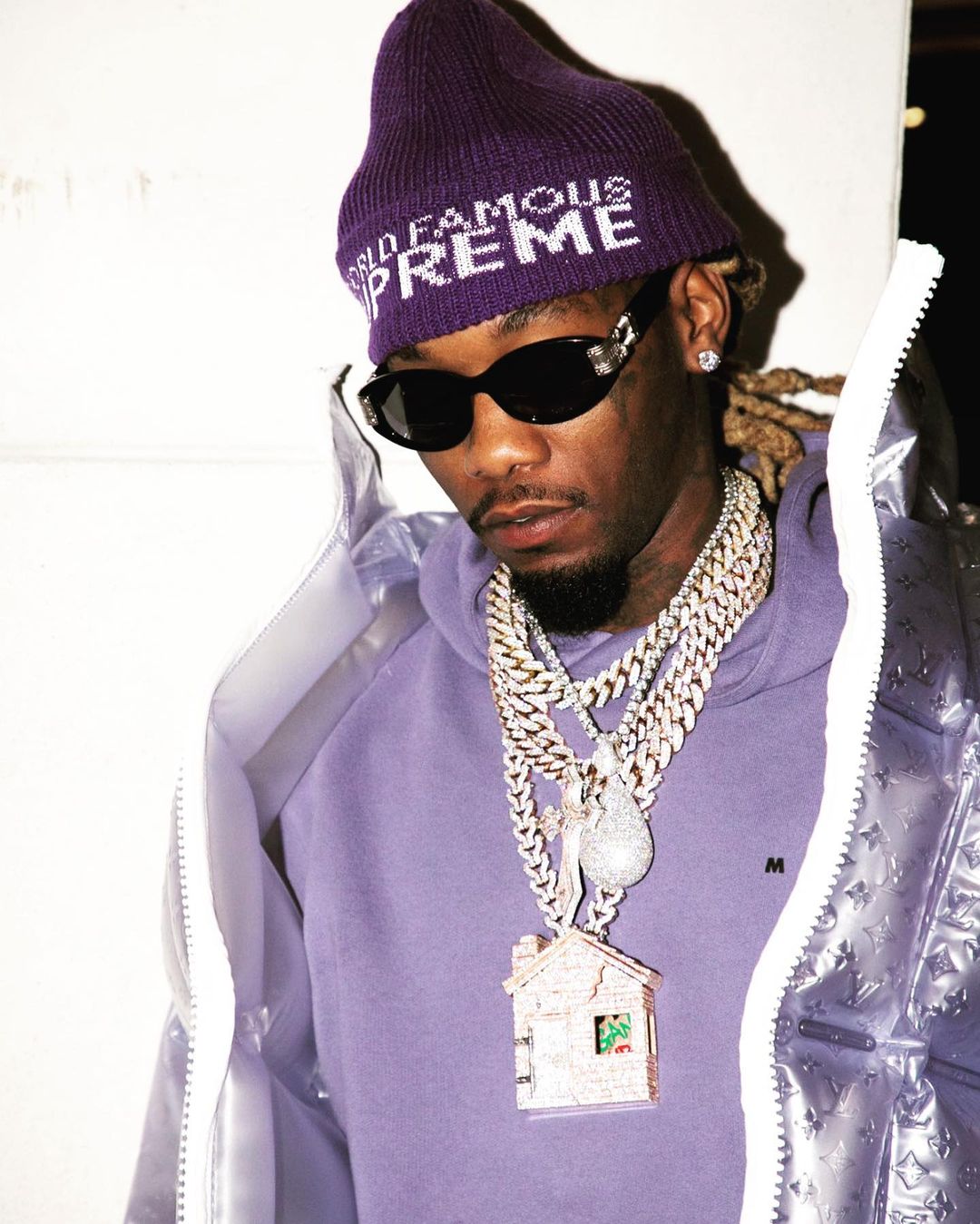 SPOTTED: Offset Joins the Transparent Louis Vuitton Puffer Gang – PAUSE  Online