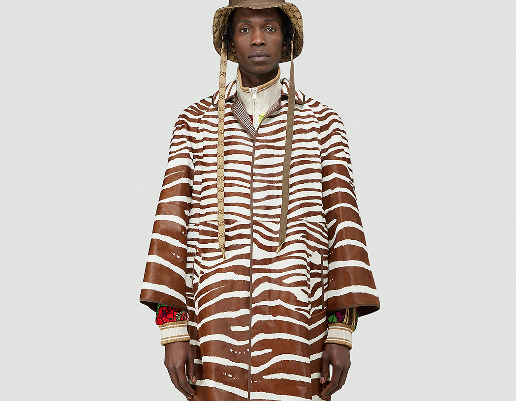 PAUSE or Skip: Gucci Zebra Print Coat