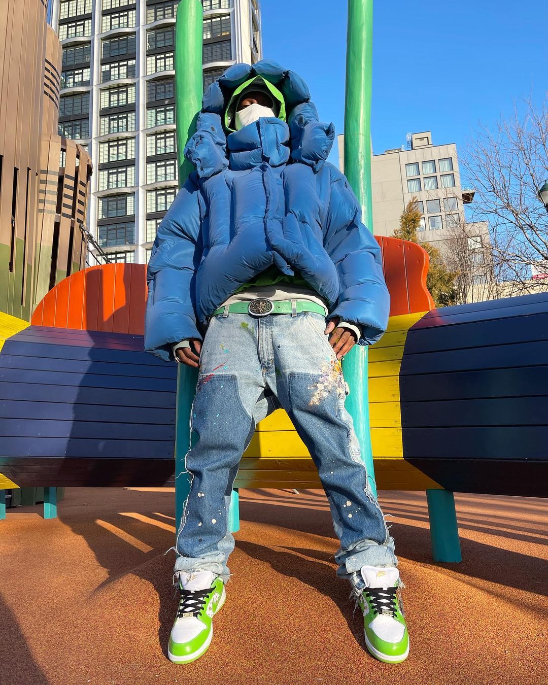 SPOTTED: Bloody Osiris Stays Cosy in Blue Dingyun Zhang & Supreme x ...