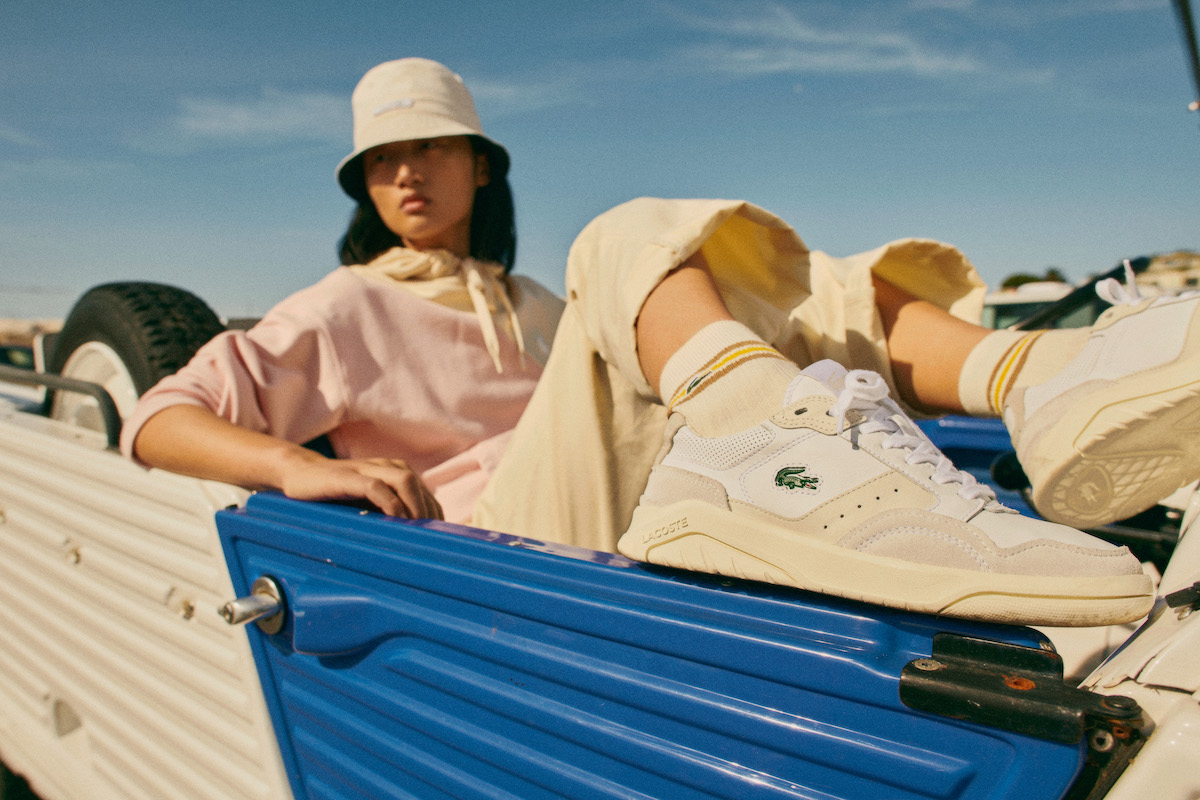 Lacoste Debut new SS21 'Game Advance Luxe' Sneaker Silhouette